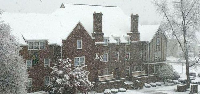 308 North Street in the Snow